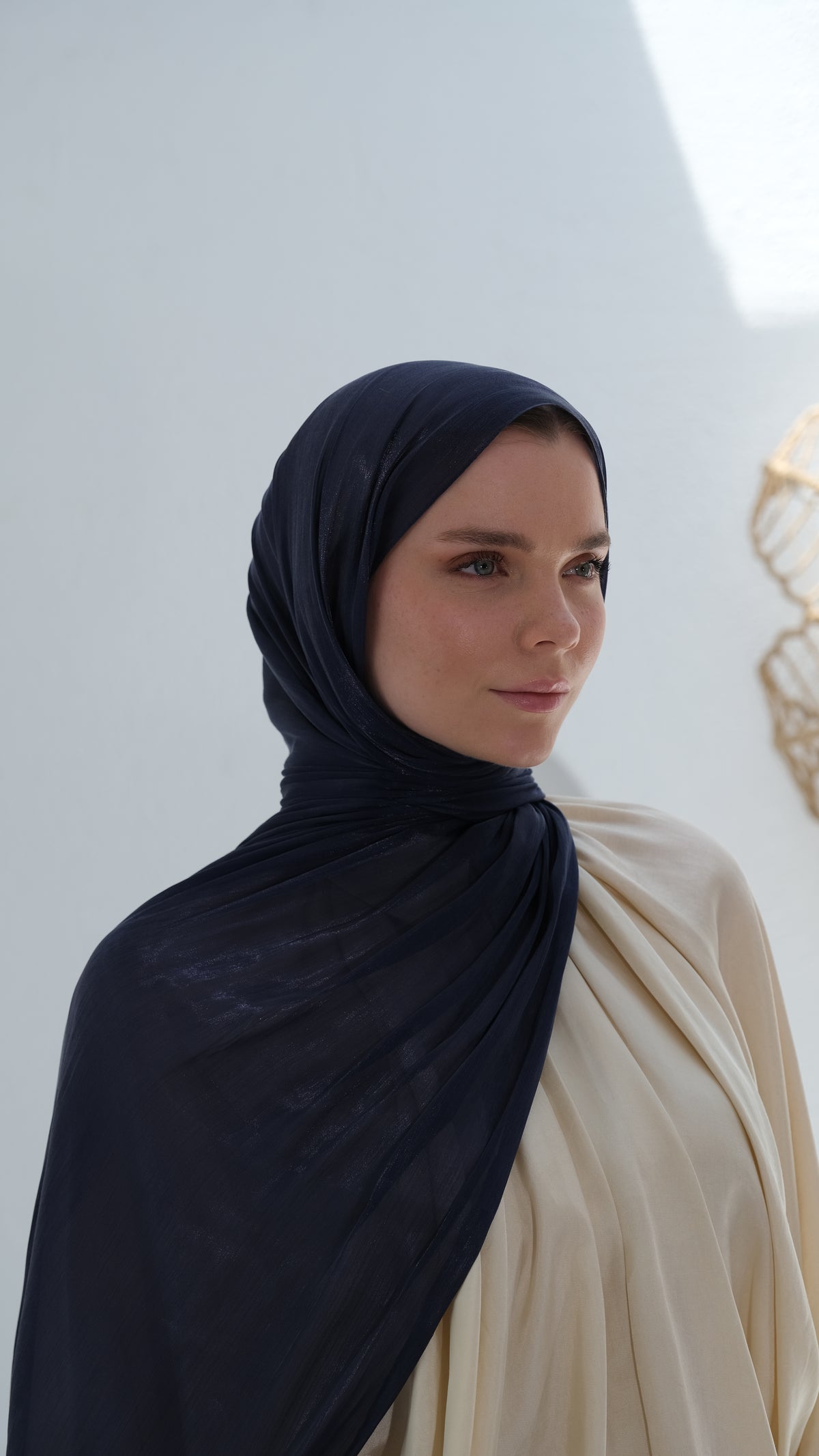 Aura Şal Lacivert tesettür şalı – 3. görsel