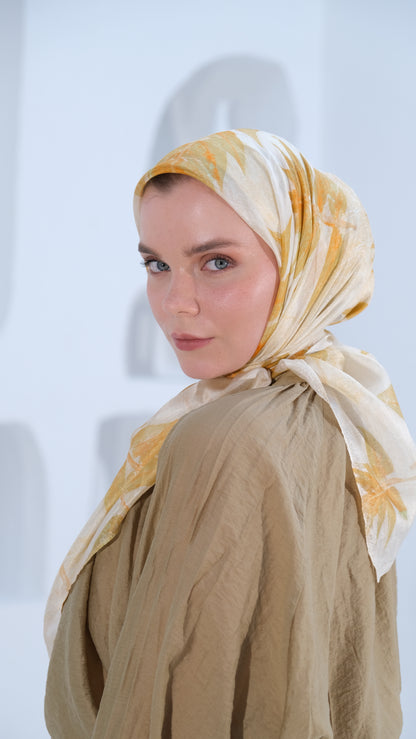 Heirloom No. 07 %100 ipek eşarp – 3. görsel