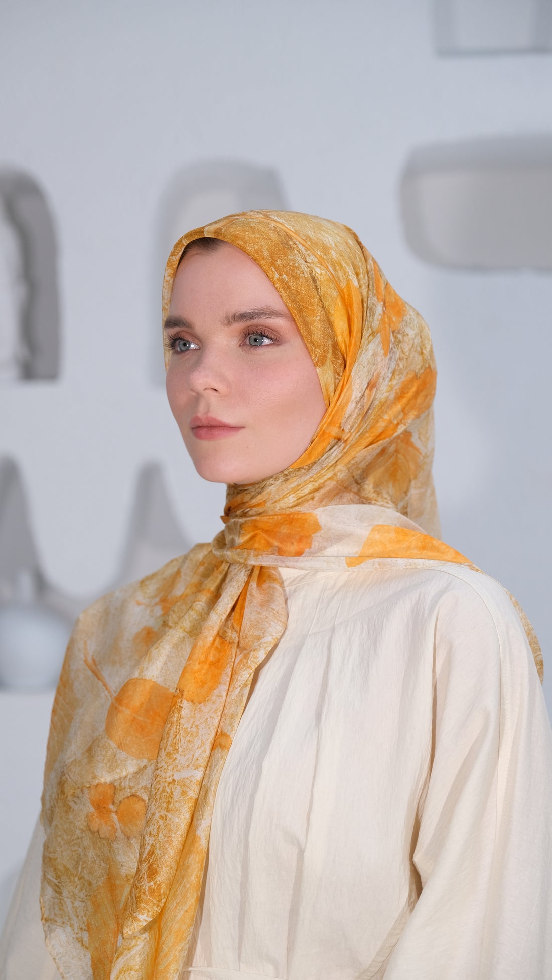 Heirloom No. 04 %100 ipek eşarp – 2. görsel