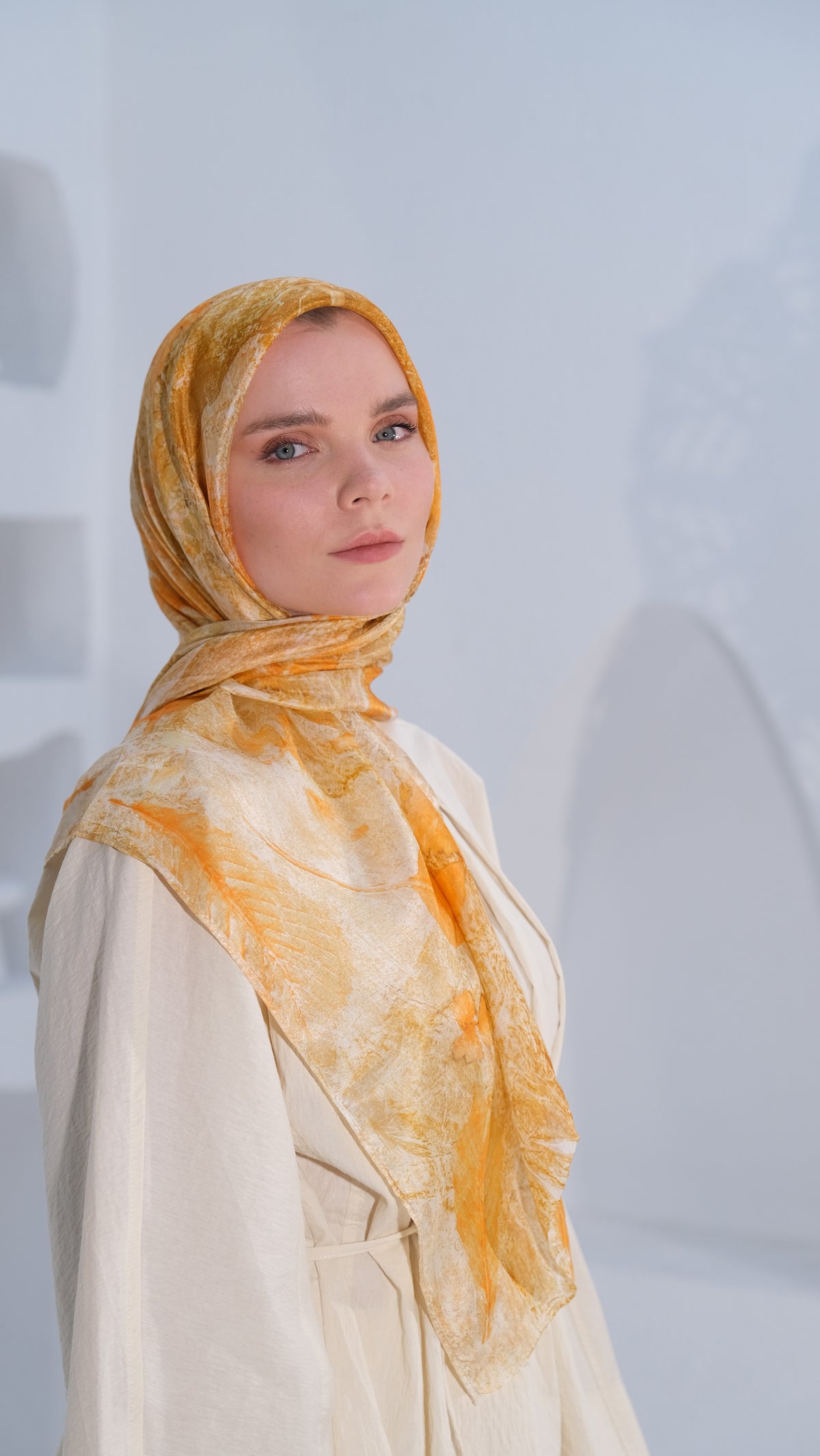 Heirloom No. 04 %100 ipek eşarp – 4. görsel
